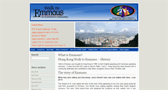 Desktop Screenshot of hkwalktoemmaus.org