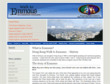 Tablet Screenshot of hkwalktoemmaus.org